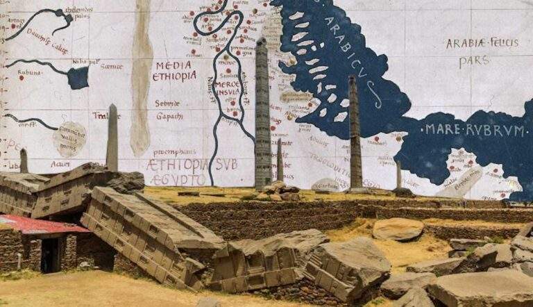 aksum obelisks map ptolemy