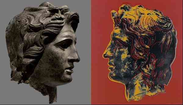 Bronze head alexander the great