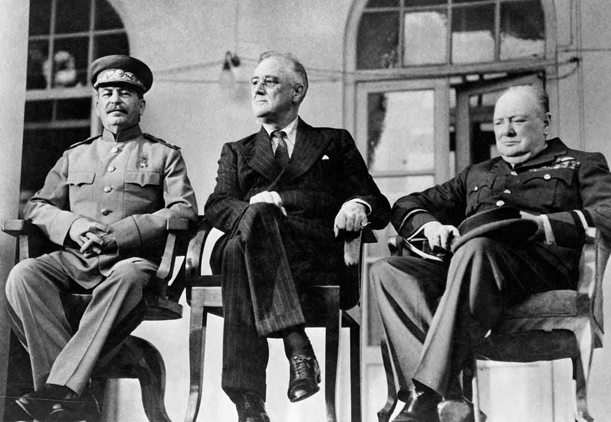 allied leaders teheran conference photo