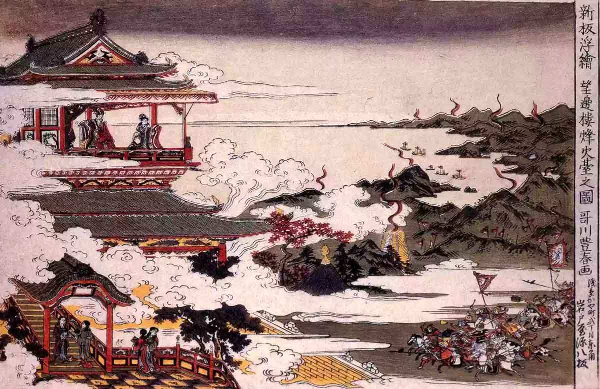 an lushan troops attack toyoharu utagawa 1770