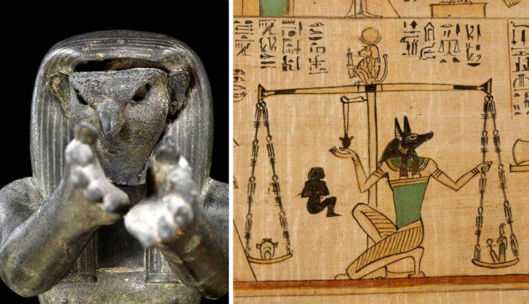 anubis-measuring-souls-horus-statue