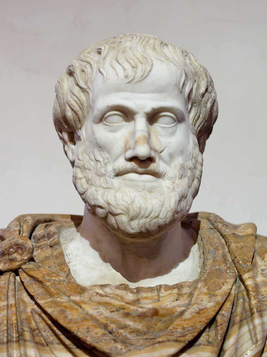 aristotle statue marble