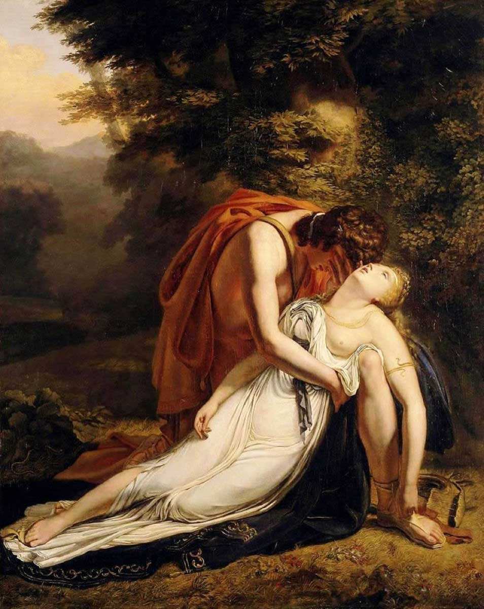 ary scheffer orpheus mourning death of eurydice 1814