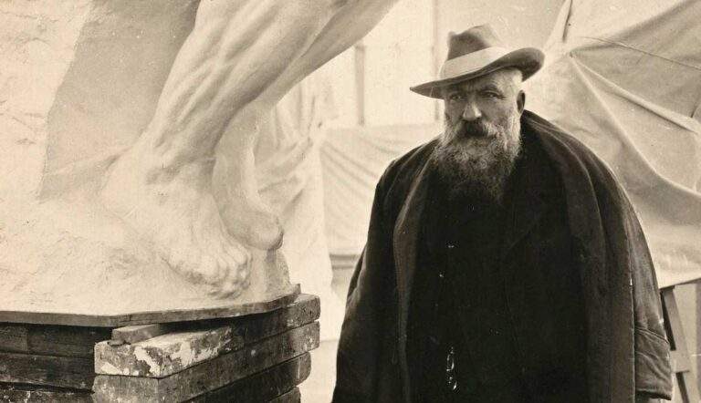 Auguste Rodin, first modern sculptor.