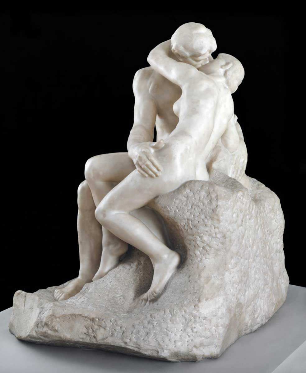 auguste rodin kiss sculpture