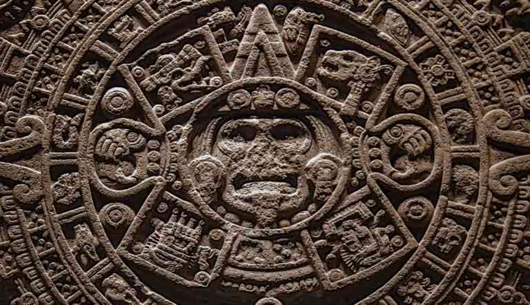 Aztec Calendar, closeup view