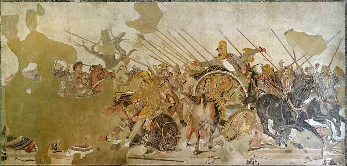 battle of issus mosaic