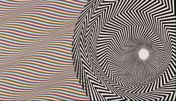 bridget riley optical illusions artwork