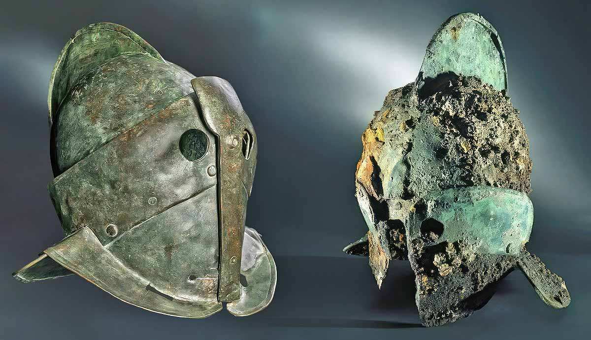 bronze secutor helmet