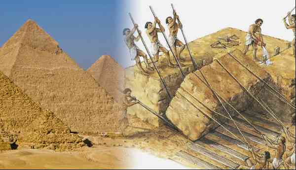 building the egyptian pyramids