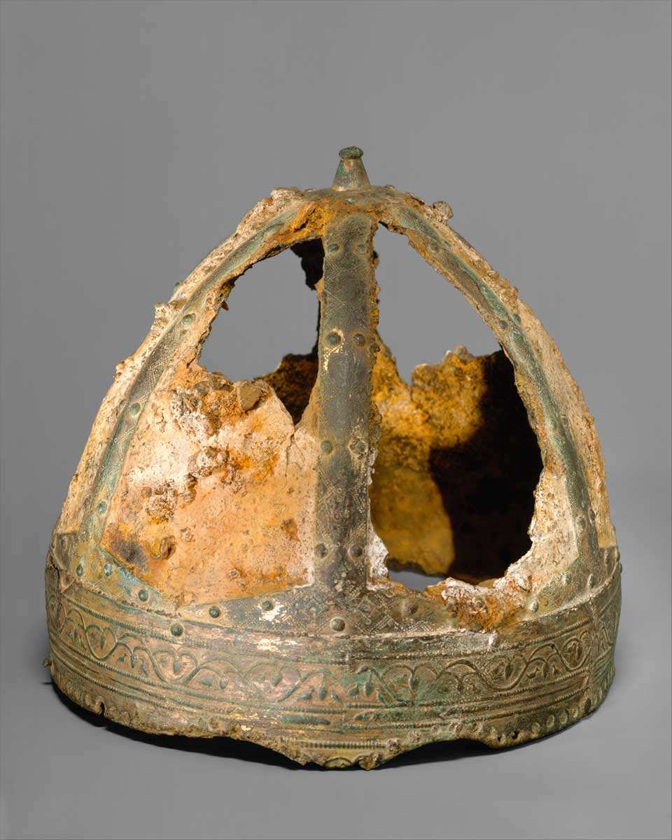 byzantine spangenhelm type helmet