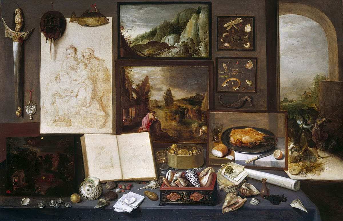 cabinet curiosities painting