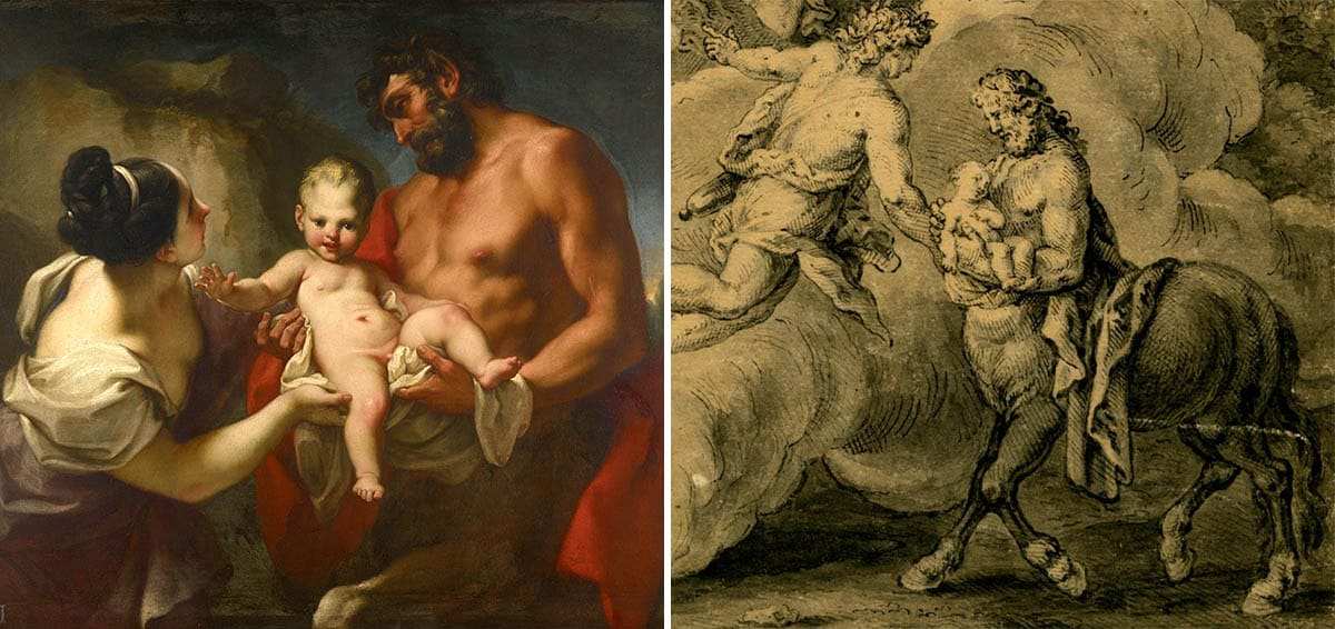 centaur chiron infant achilles