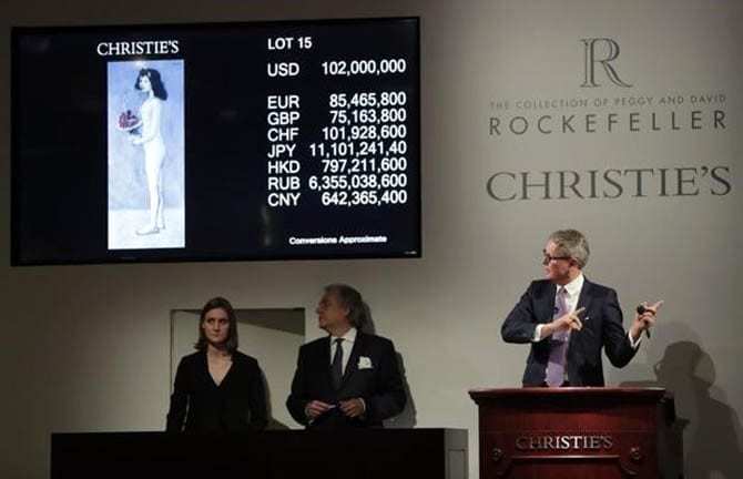 christies auction picasso painting