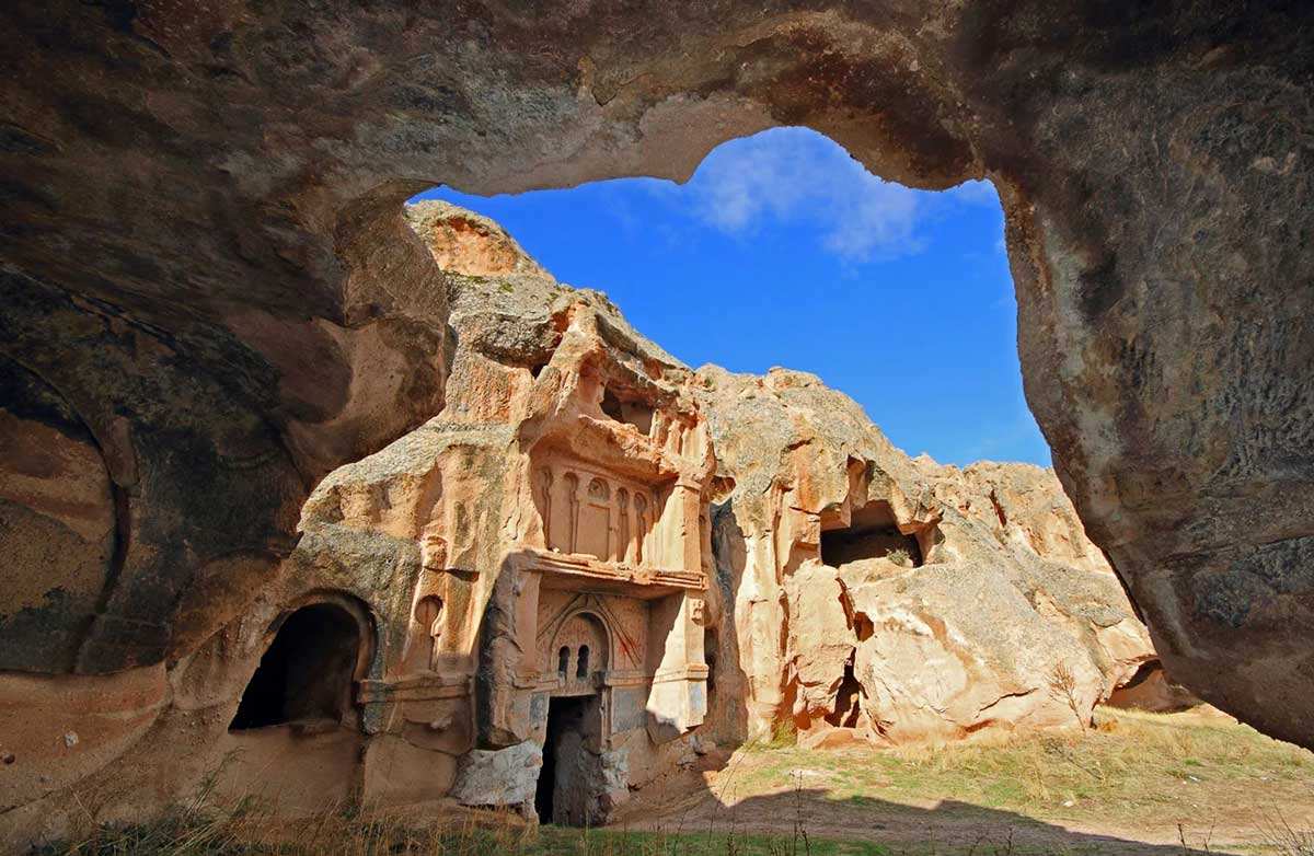 church cave dwellings cappadocia anatolia turkey