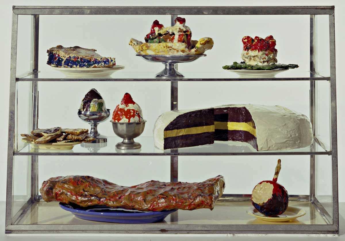 claes oldenburg pastry case sculpture 1961