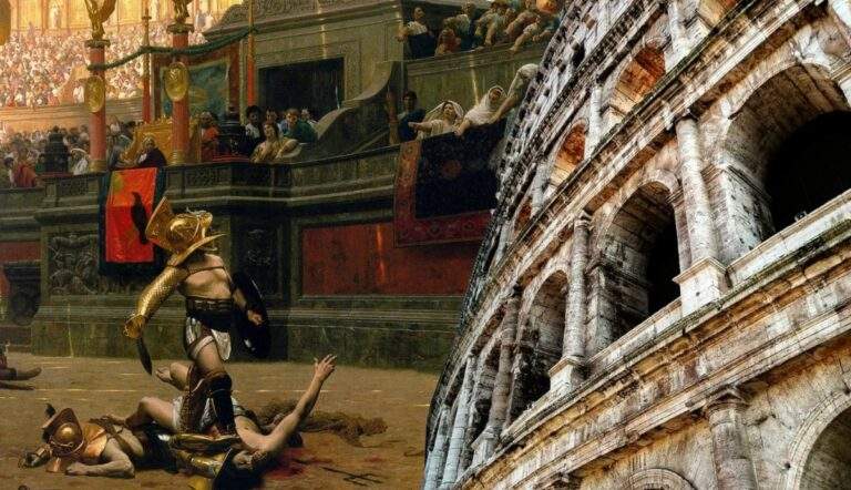colosseum pollice verso painting