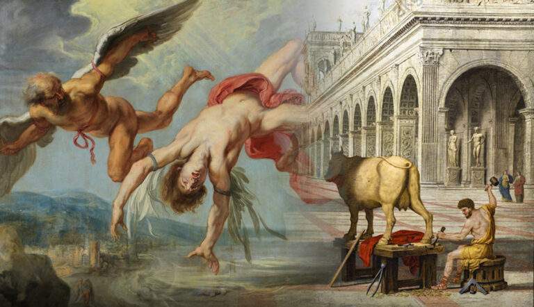 daedalus pasiphae the fall of icarus paintings