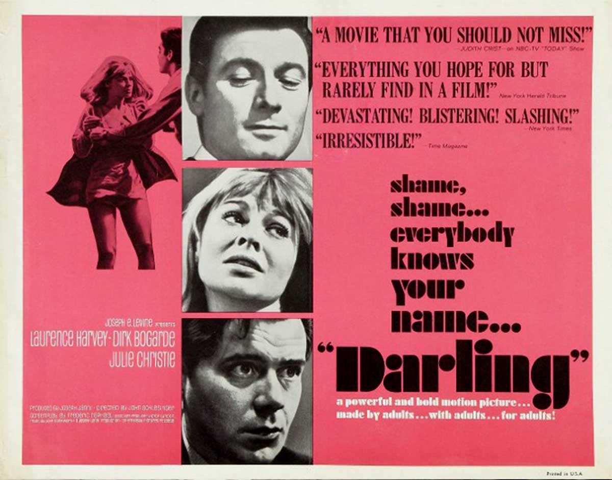 darling 1965 movie poster