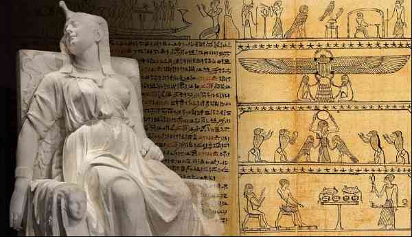 death cleopatra sculpture book dead imhotep egypt