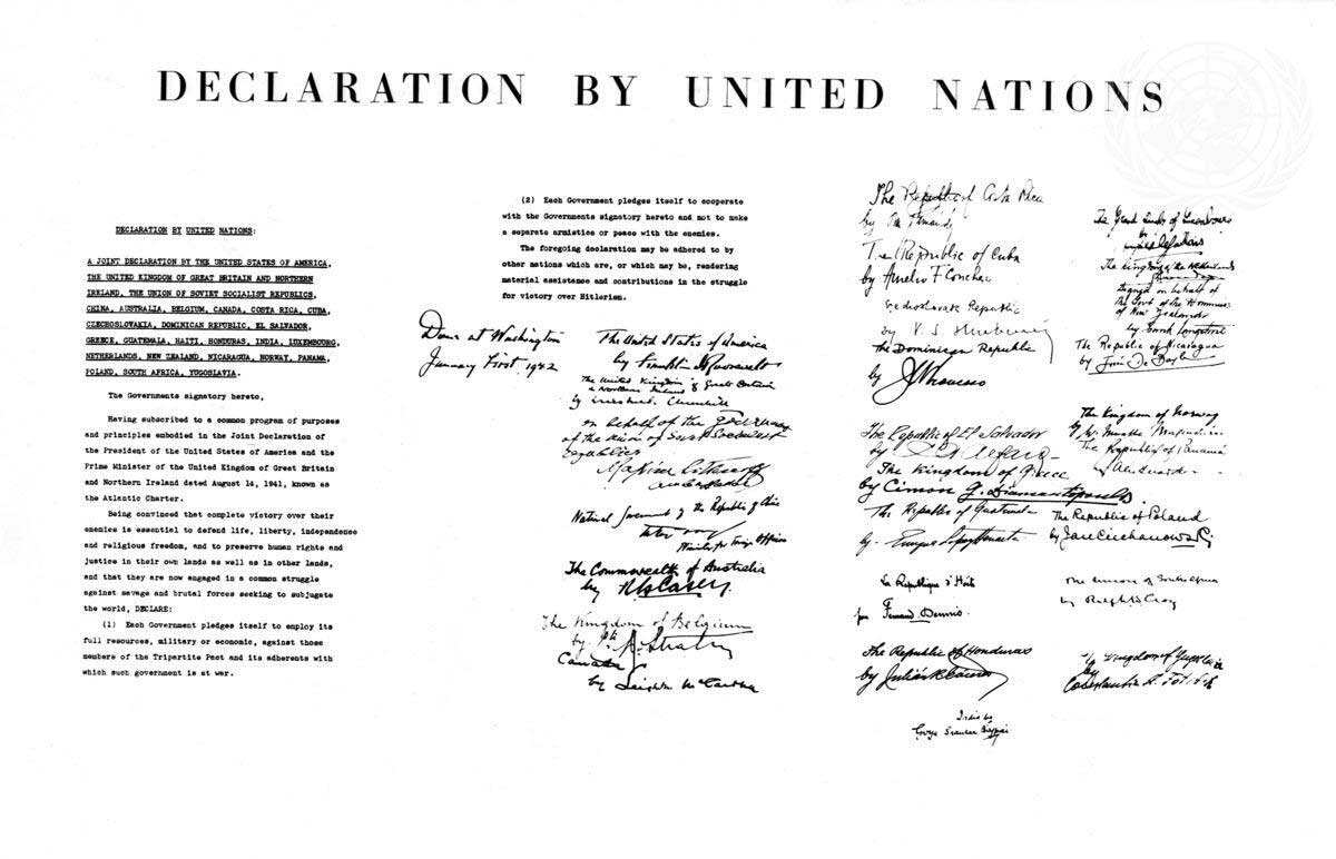 declaration united nations photo