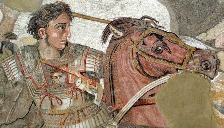 battle of issus mosaic alexander the great