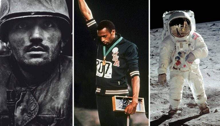 documentary photographs shellshocked marine black salute man moon