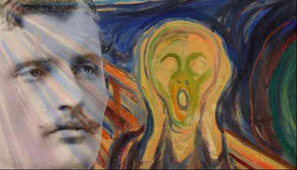 Portrait of Edvard Munch, with the Scream