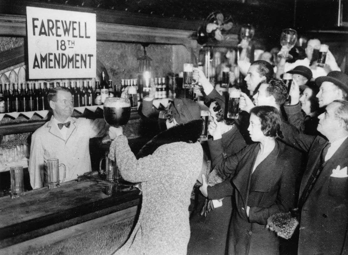 end of prohibition new yorkers celebrate 1933