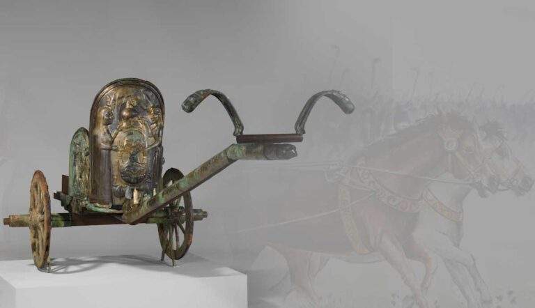 etruscan chariot celtic chariot object