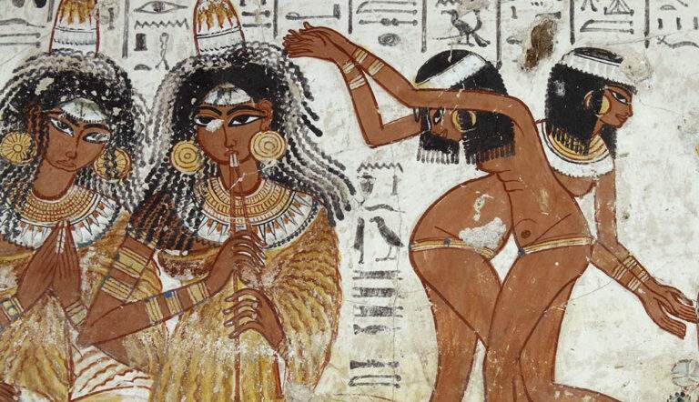 female musician tomb ancient egypt