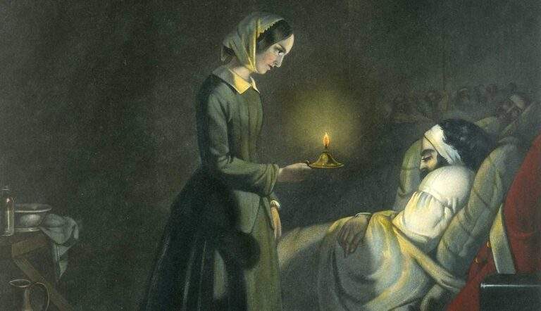 florence nightingale lady with lamp