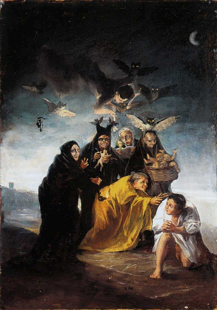 francisco goya spell painting 1797