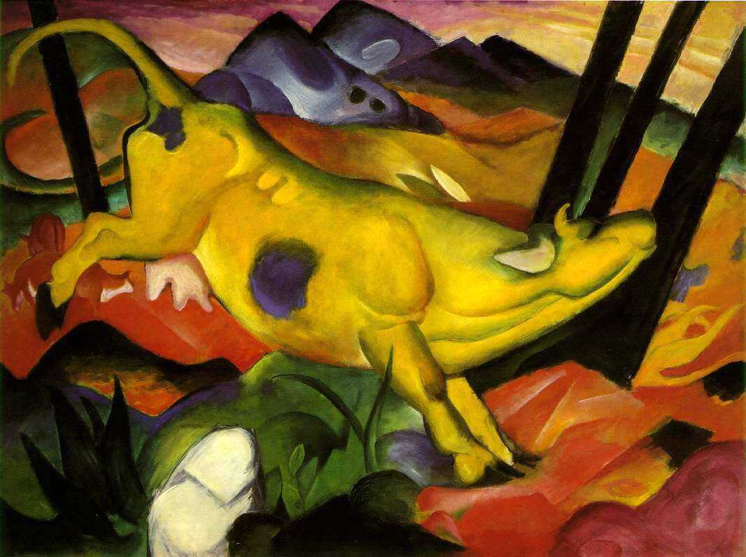 the yellow cow franz marc