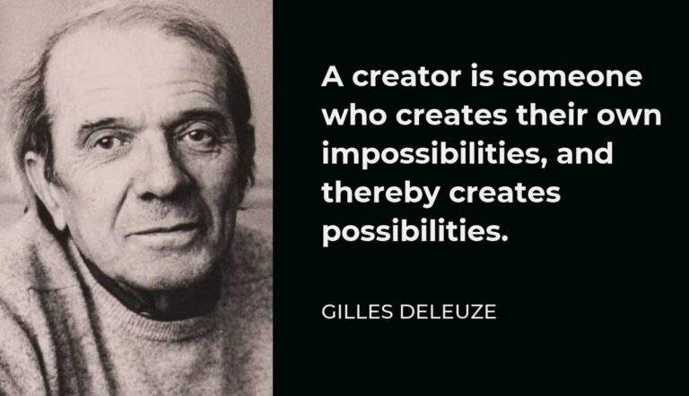 gilles deleuze philosophy of creation