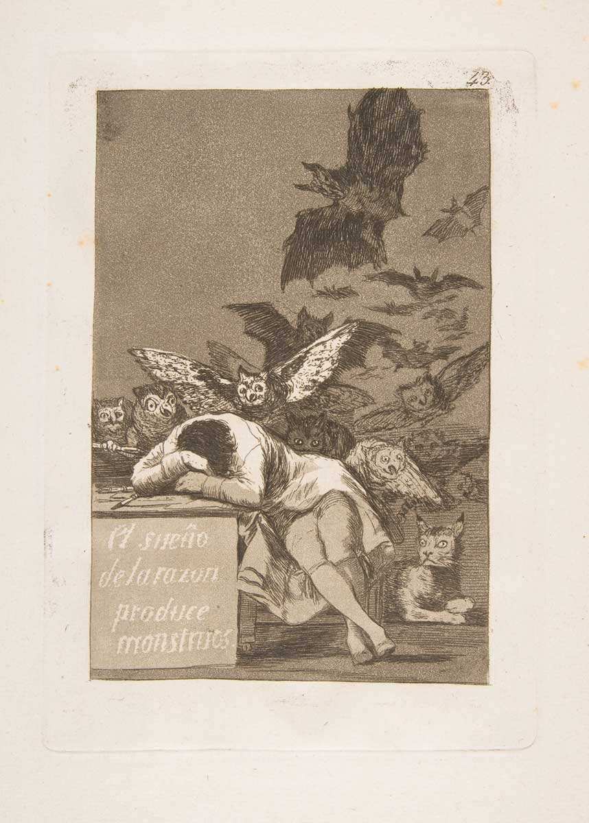 goya caprichos reason print 1799