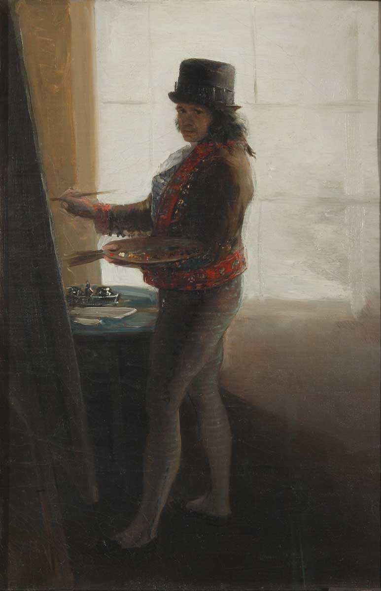 goya self portrait painting 1790