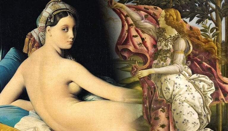grande odalisque ingres and birth venus botticelli