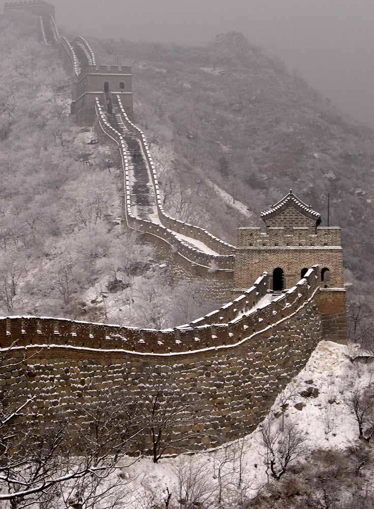 steep steps great wall china
