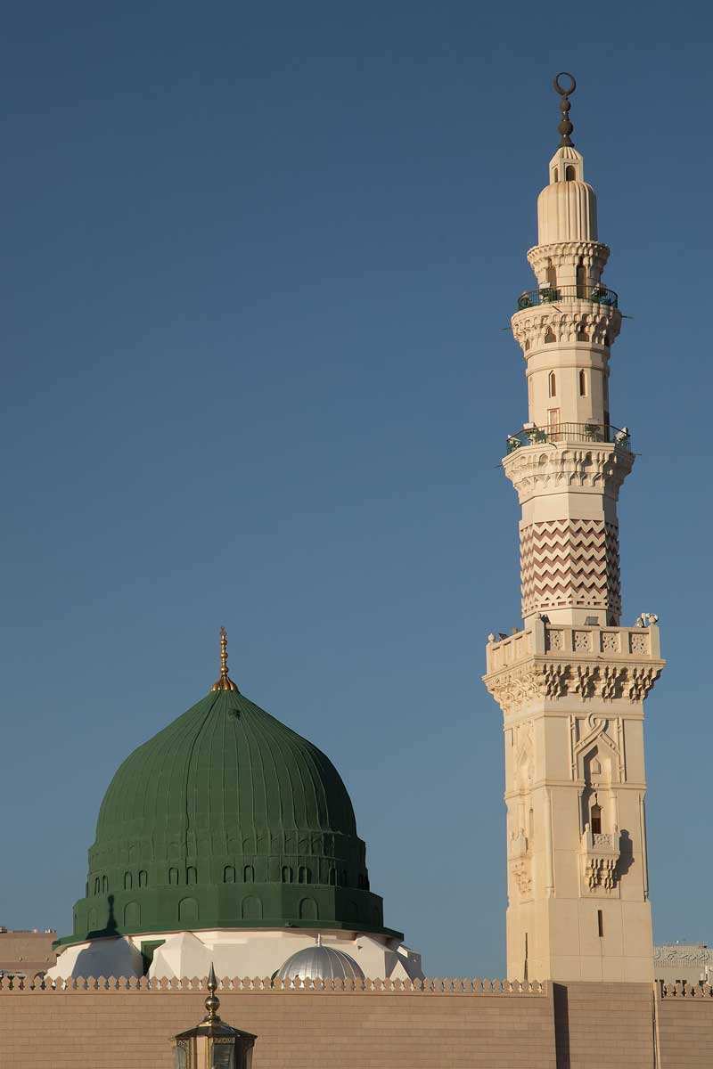 green dome mosque medina