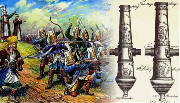 guns cannons janissaries ottoman
