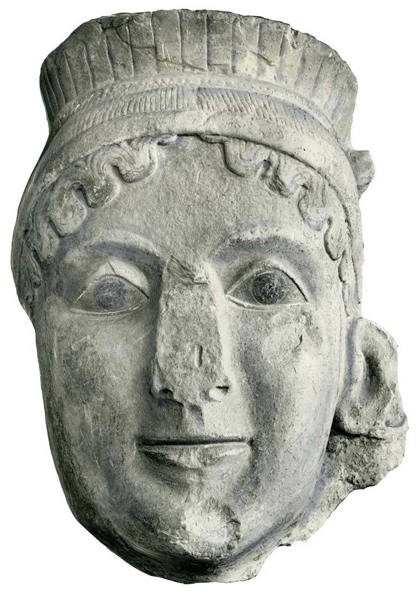hera head sculpture votive