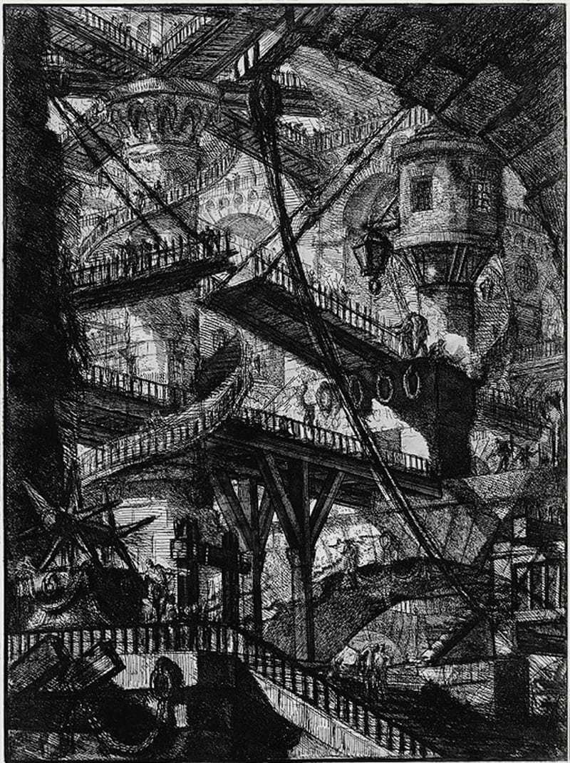 Piranesi, The Drawbridge, from the series Carceri d’invenzione