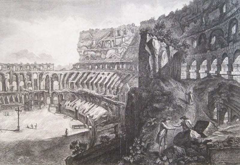 Piranesi, View of the Interior of the Colosseum, 1835 On for $1,800 at 1stDibs.com