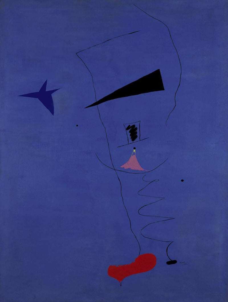 Peinture (Etoile Blue), 1927, was sold at Sotheby’s in London in 2012 for a whopping $37 million.