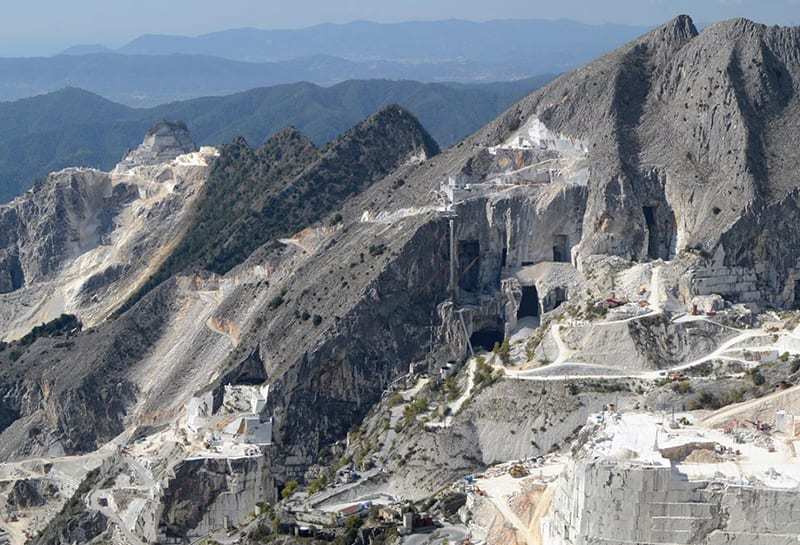  The Carrara marble quarry