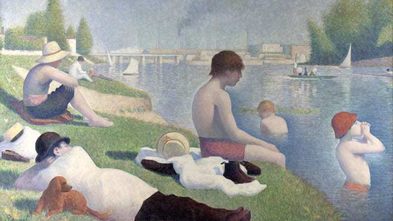 Bathers at Asnieres, Georges Seurat, 1884