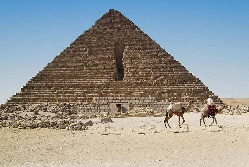 Menkaure’s Pyramid, North Face, Giza