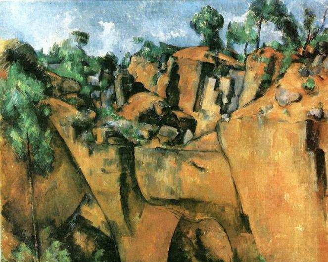 Bibemus Quarry, Paul Cézanne, 1900