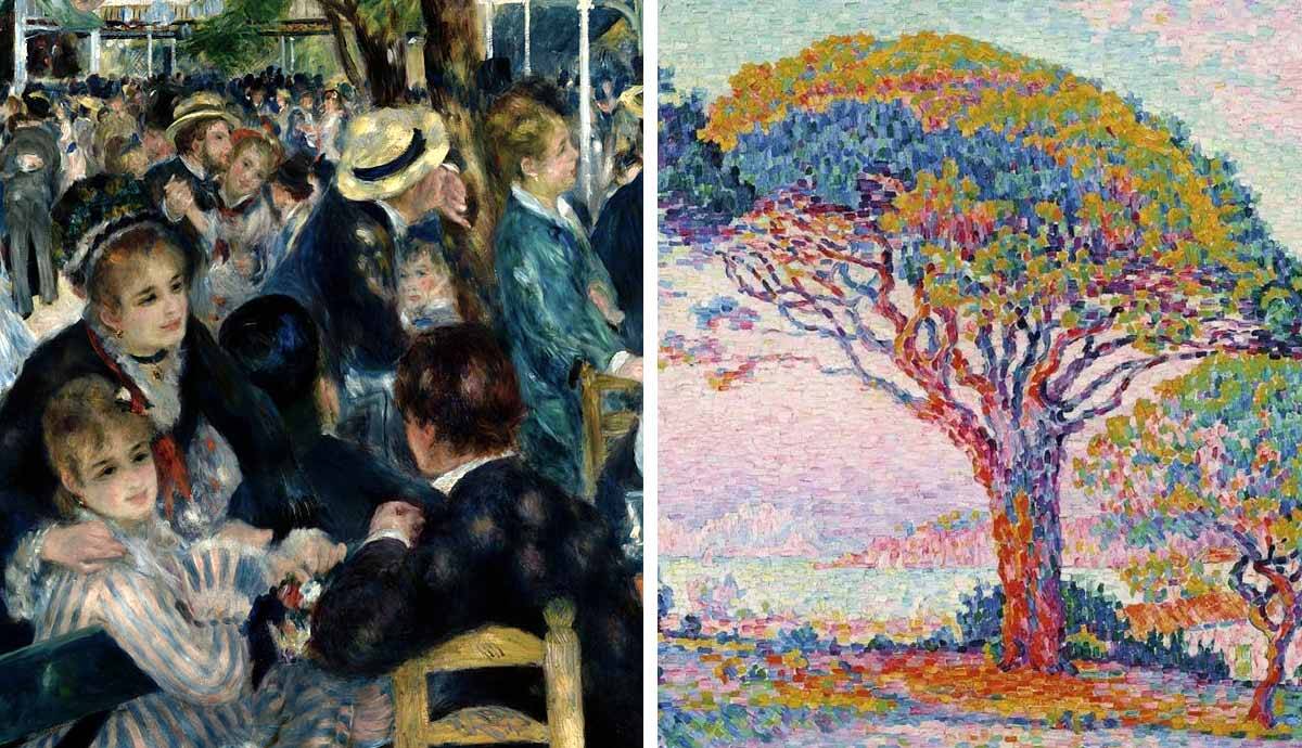 impressionism vs neo-impressionism paintings